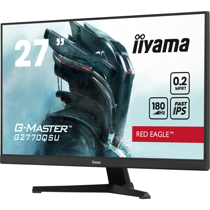 iiyama iiyama G-MASTER G2770QSU-B6, 68,6 cm (27"), 2560 x 1440 Pixels, Wide Quad HD, LED, 0,2 ms, Zwart