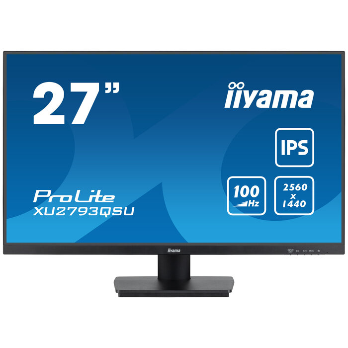 iiyama iiyama ProLite XU2793QSU-B7 27 inch WQHD IPS Monitor - 1ms - Zwart