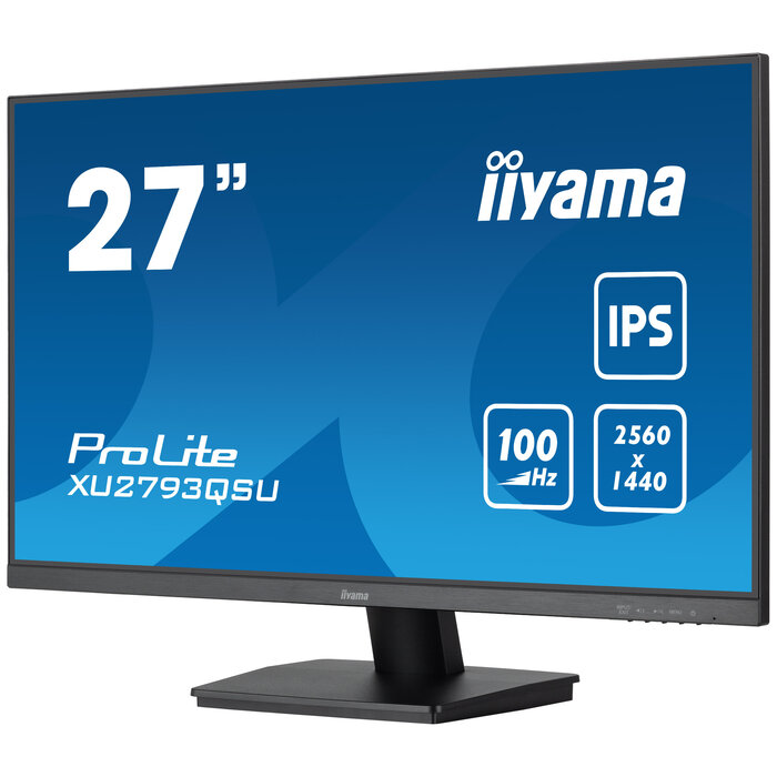 iiyama iiyama ProLite XU2793QSU-B7 27 inch WQHD IPS Monitor - 1ms - Zwart