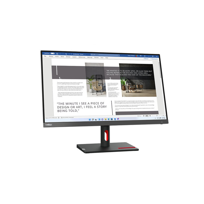 Lenovo Lenovo ThinkVision S27i-30 27 inch Full HD IPS Monitor (63DFKAT4EU)