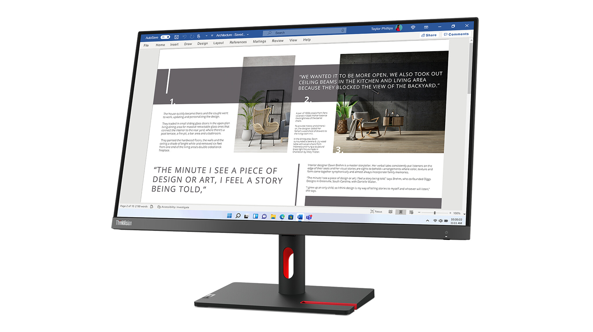 Lenovo Lenovo ThinkVision S27i-30 27" Full HD IPS Monitor - HDMI & VGA