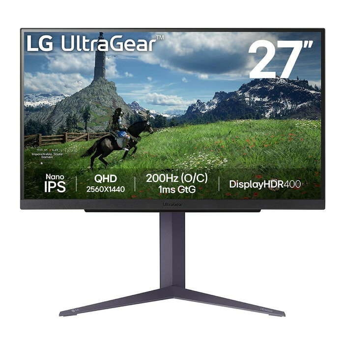 LG Electronics LG 27GS85Q 27" QHD 240Hz Gaming Monitor (27GS85Q-B.AEU)