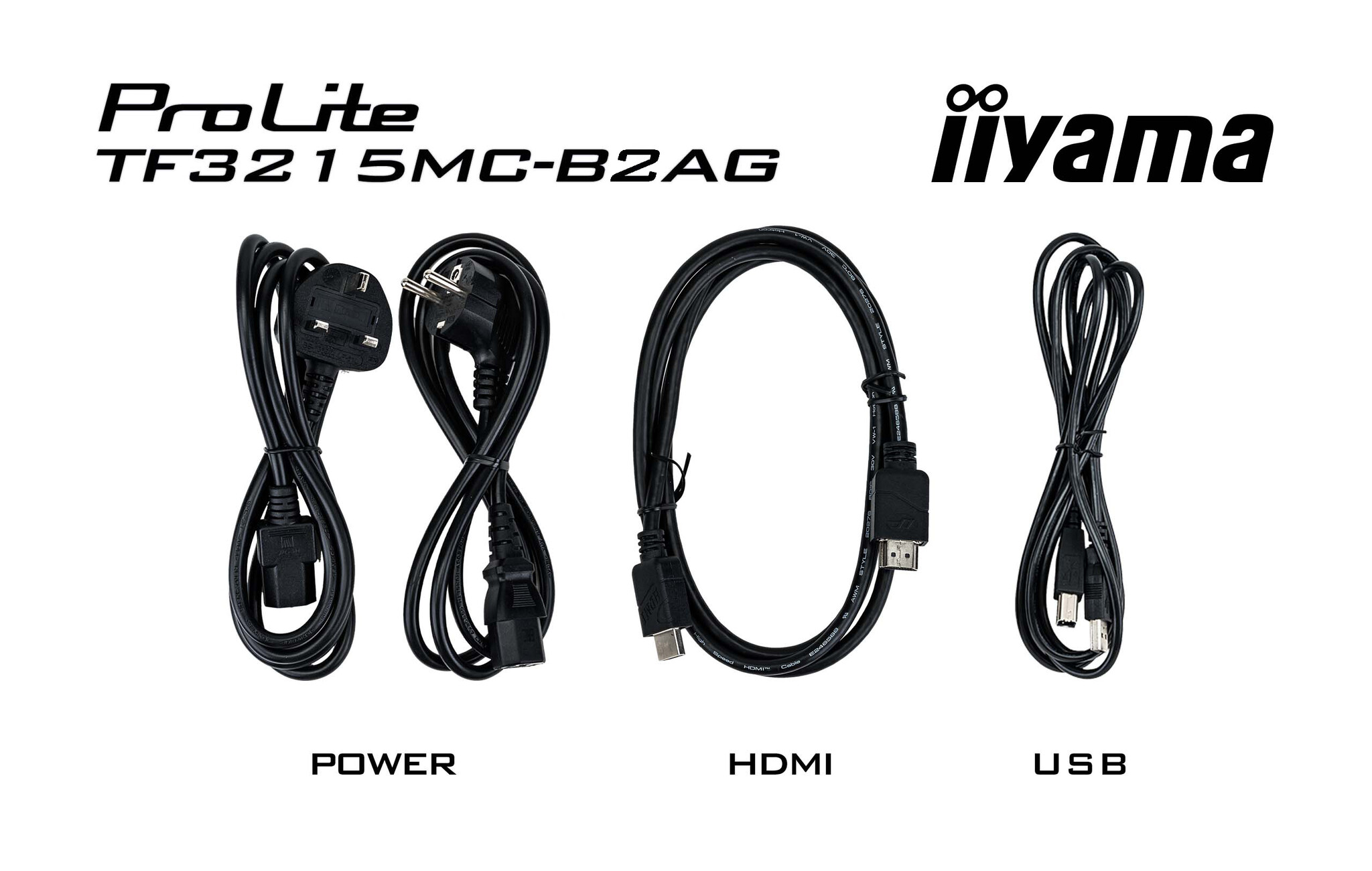 iiyama iiyama ProLite TF3215MC-B2AG 31.5 inch Full HD Inbouw Touchscreen