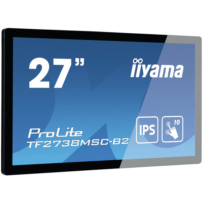 iiyama iiyama ProLite TF2738MSC-B2, 68,6 cm (27"), 1920 x 1080 Pixels, Full HD, LED, 5 ms, Zwart