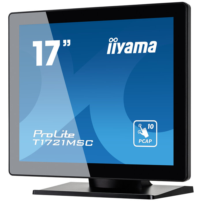 iiyama iiyama ProLite T1721MSC-B2, 43,2 cm (17"), 1280 x 1024 Pixels, SXGA, LED, 5 ms, Zwart