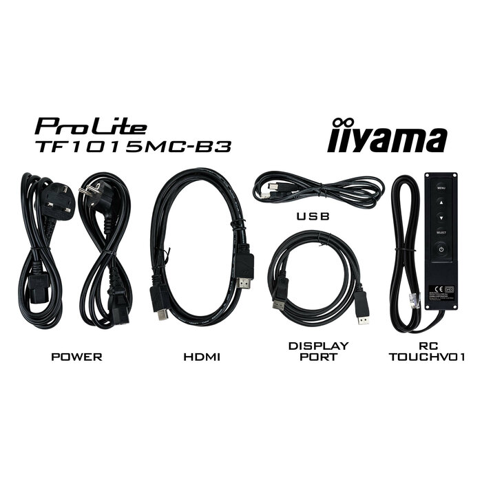 iiyama iiyama TF1015MC-B3 10.1 inch Open Frame Touchscreen Monitor