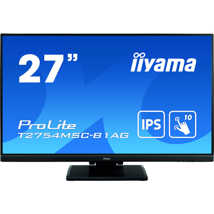 iiyama iiyama ProLite T2754MSC-B1AG 27 inch Full HD IPS Touch Monitor met Anti-Glare