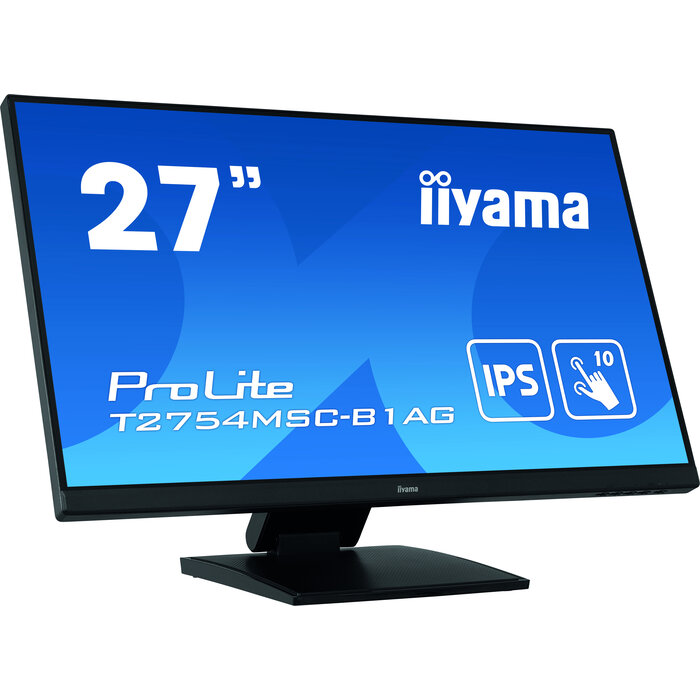 iiyama iiyama ProLite T2754MSC-B1AG 27 inch Full HD IPS Touch Monitor met Anti-Glare