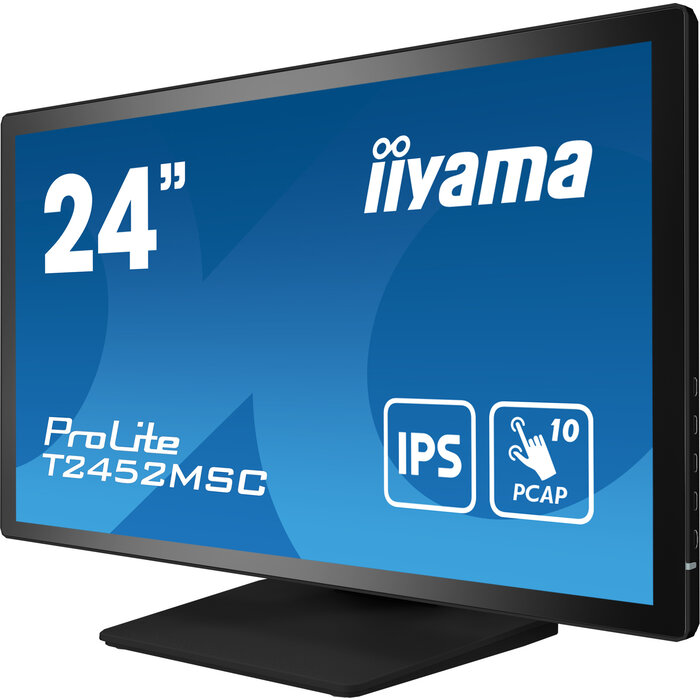 iiyama iiyama ProLite T2452MSC-B1 23.8" Full HD IPS Touchscreen Monitor met Nano-coating