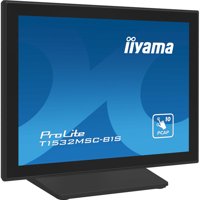 iiyama iiyama ProLite T1532MSC-B1S 15-inch Touchscreen Monitor - Zwart - 10-punts PCAP