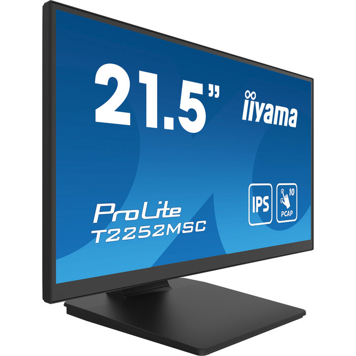 iiyama iiyama ProLite T2252MSC-B2 21.5" Full HD Touchscreen Monitor - 10-punts PCAP