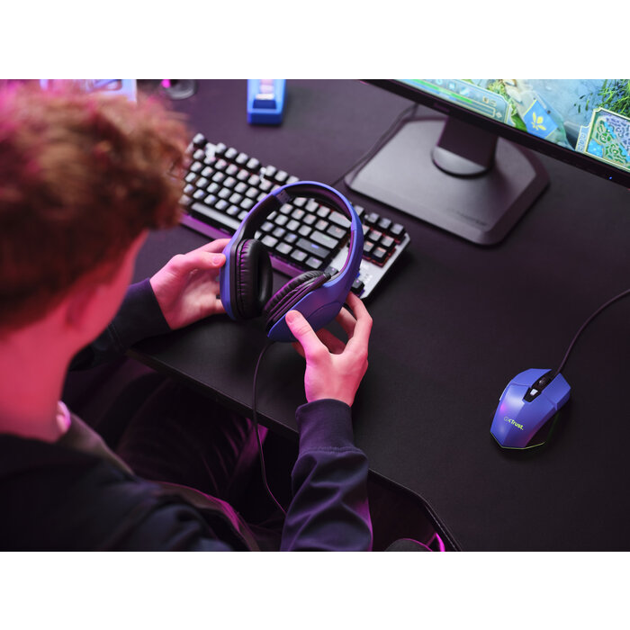 Trust Trust GXT 415B Zirox Gaming Headset - Blauw (24991)