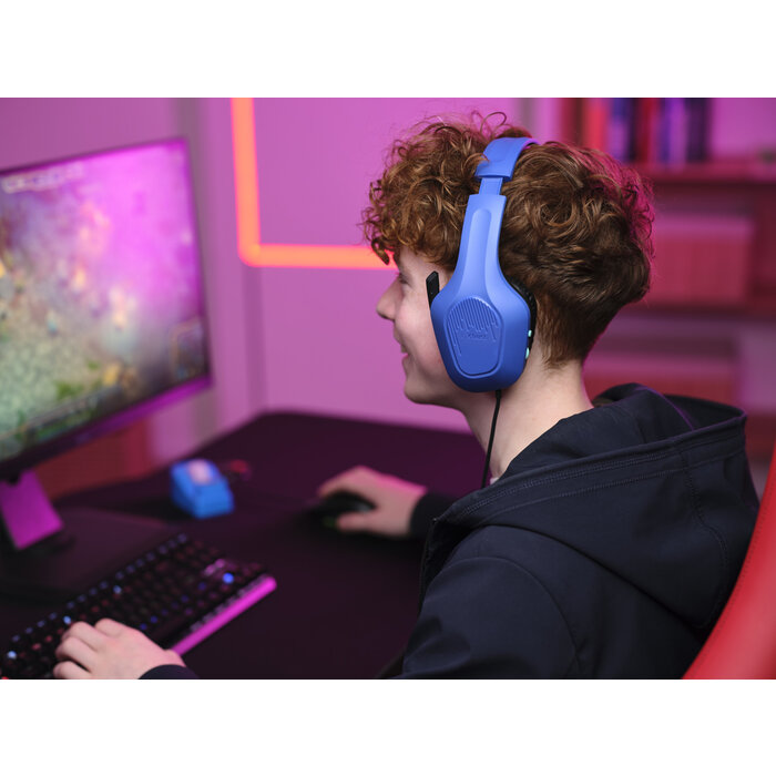 Trust Trust GXT 415B Zirox Bedrade Gaming Headset - Blauw