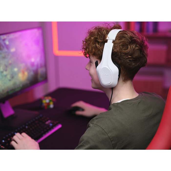 Trust Trust GXT 415W Zirox Bedrade Gaming Headset - Lichtgewicht - Wit