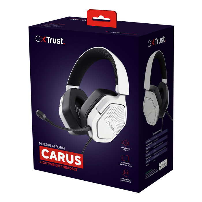Trust Trust GXT492W Carus Gaming Headset Wit
