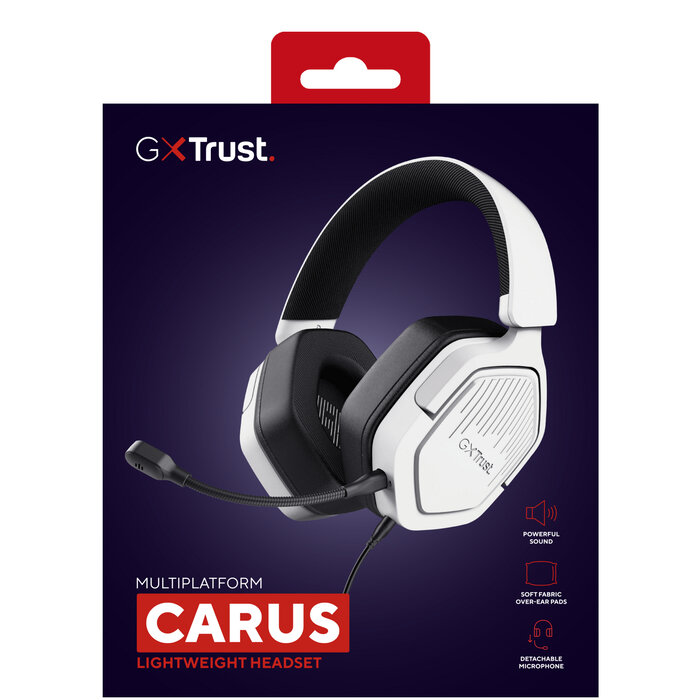 Trust Trust GXT492W Carus Gaming Headset Wit