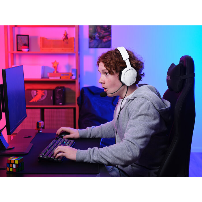 Trust Trust GXT492W Carus Bedrade Gaming Headset - Wit