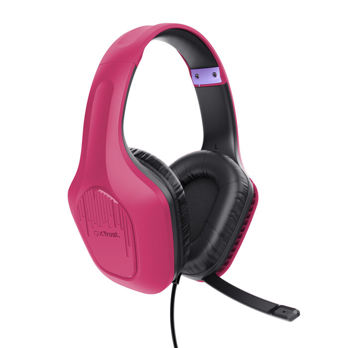 Trust Trust GXT 790 Lichtgewicht Gaming Headset - Bedraad - Zwart/Roze - 244g