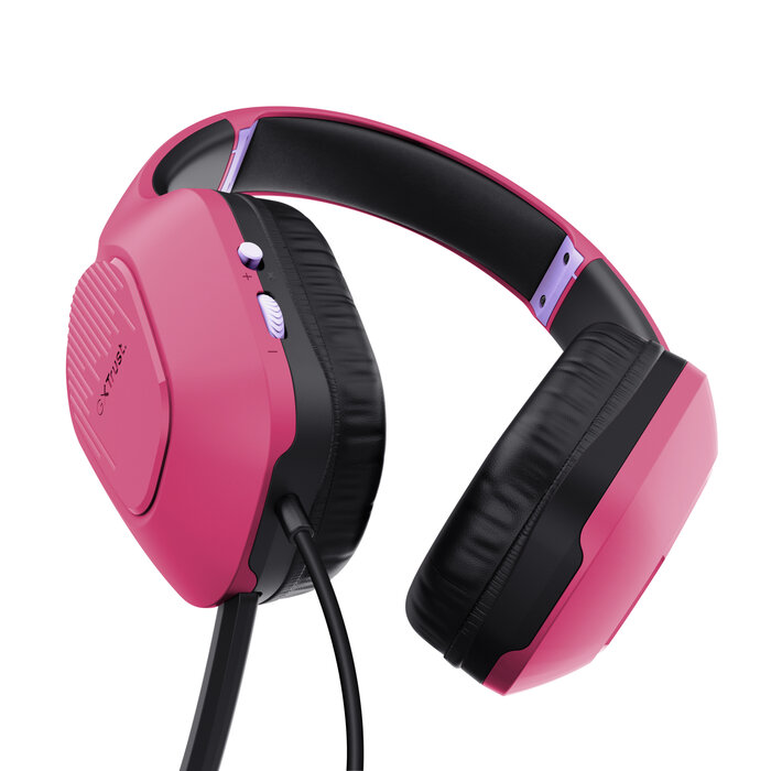 Trust Trust GXT 790 Lichtgewicht Gaming Headset - Bedraad - Zwart/Roze - 244g