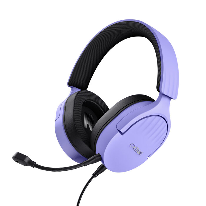 Trust Trust GXT 489P Fayzo Gaming Headset - Bedrade Headset - Zwart/Paars