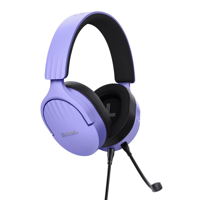 Trust Trust GXT 489P Fayzo Gaming Headset Zwart/Paars (25301)
