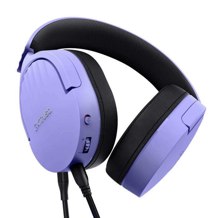Trust Trust GXT 489P Fayzo Gaming Headset - Bedrade Headset - Zwart/Paars
