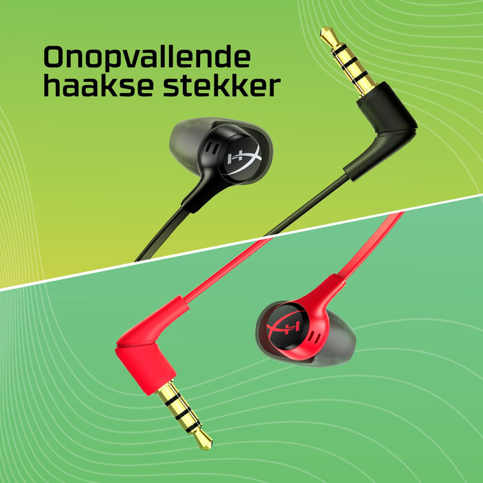 HyperX HyperX Cloud Earbuds II Bedrade Gaming Headset - Rood