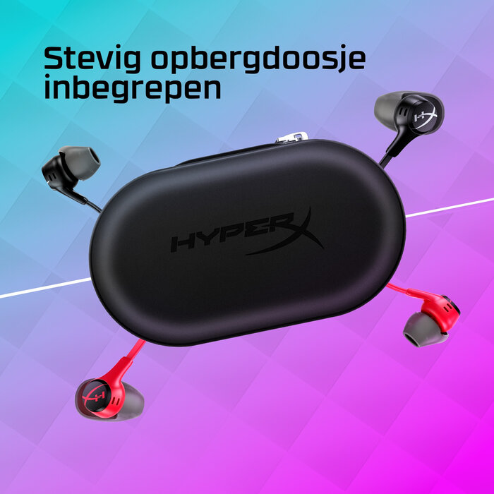 HyperX HyperX Cloud Earbuds II Bedrade Gaming Headset - Rood