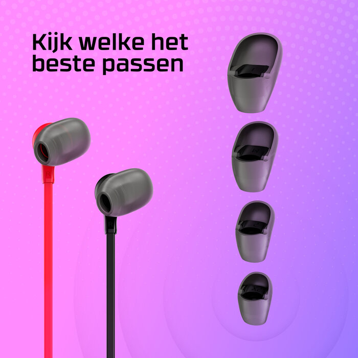 HyperX HyperX Cloud Earbuds II Bedrade Gaming Headset - Rood