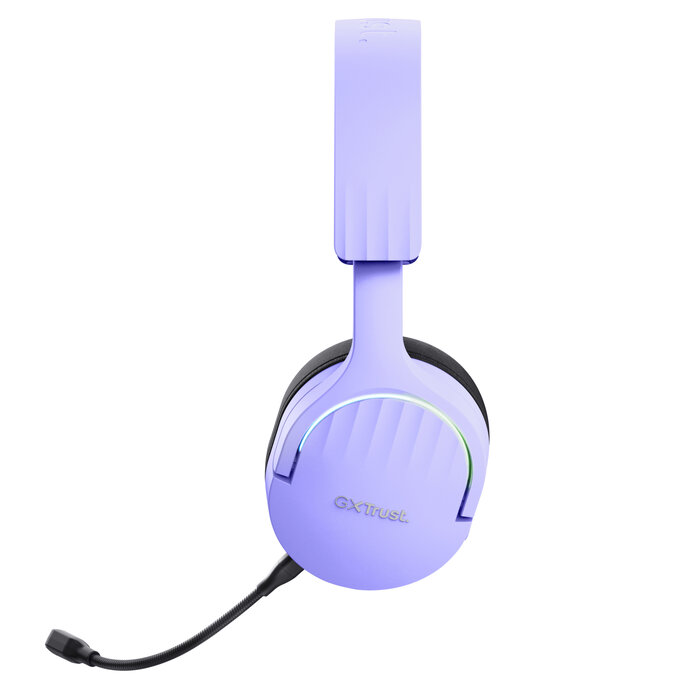 Trust Trust GXT 491P Fayzo Gaming Headset - Draadloos & Bedraad - Zwart/Paars