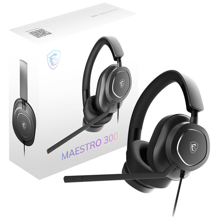 MSI MSI Maestro 300 Gaming Headset Zwart - USB-C & USB-A