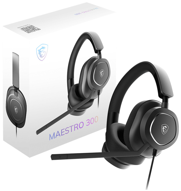 MSI MSI Maestro 300 Gaming Headset Zwart - USB-C & USB-A
