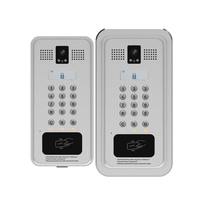 Fanvil Fanvil i33VF SIP Video Deurintercom - 2MP HD Camera, RFID & Pincode, PoE, IP65/IK10