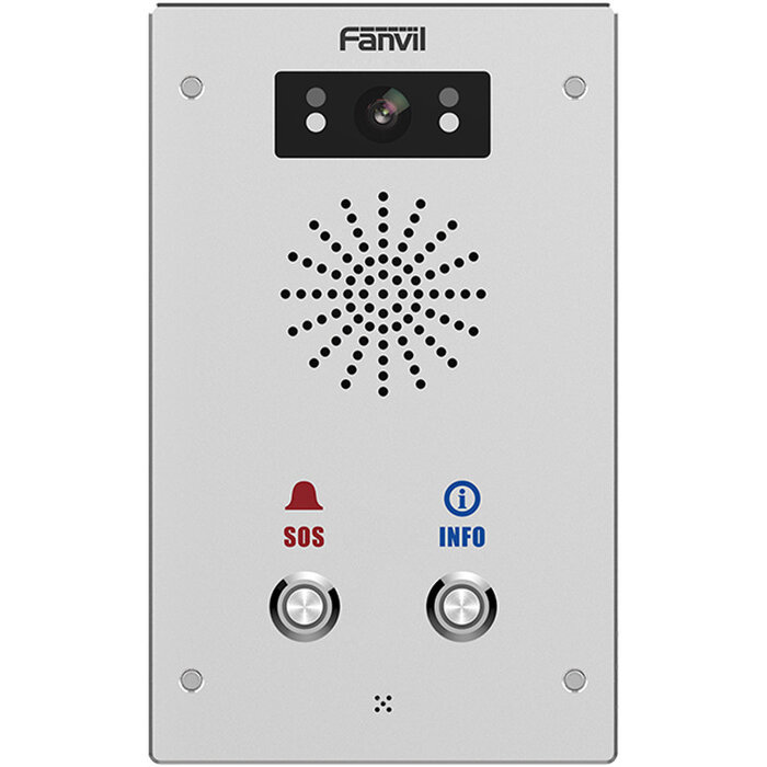 Fanvil Fanvil i16SV-02P SIP Video Intercom met 2 Knoppen (IP65/IK10)