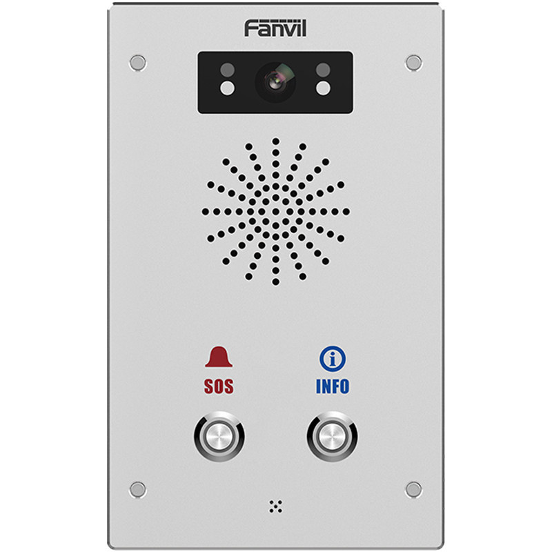 Fanvil Fanvil i16SV-02P SIP Video Intercom met 2 Knoppen (IP65/IK10)