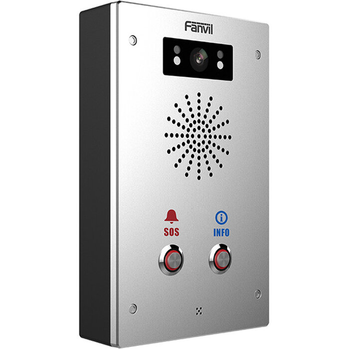 Fanvil Fanvil i16SV-02P SIP Video Intercom met 2 Knoppen (IP65/IK10)