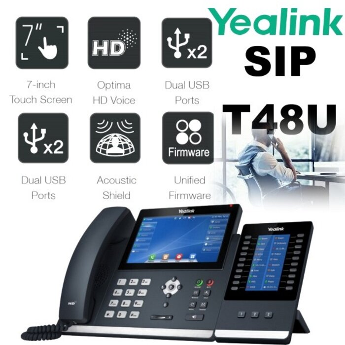 Yealink Yealink SIP-T48U VoIP telefoon (SIP-T48U)