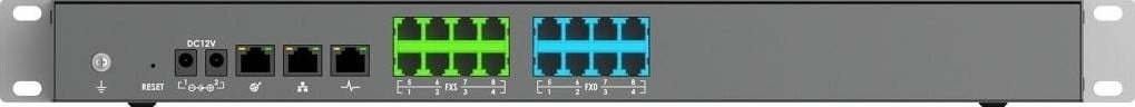 Grandstream Grandstream UCM6308 IP-PBX Telefooncentrale (8x FXO, 8x FXS, 3000 Gebruikers)