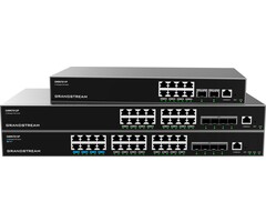 Grandstream Grandstream GWN7812P - 16-Poort Gigabit PoE+ Layer 3 Managed Switch