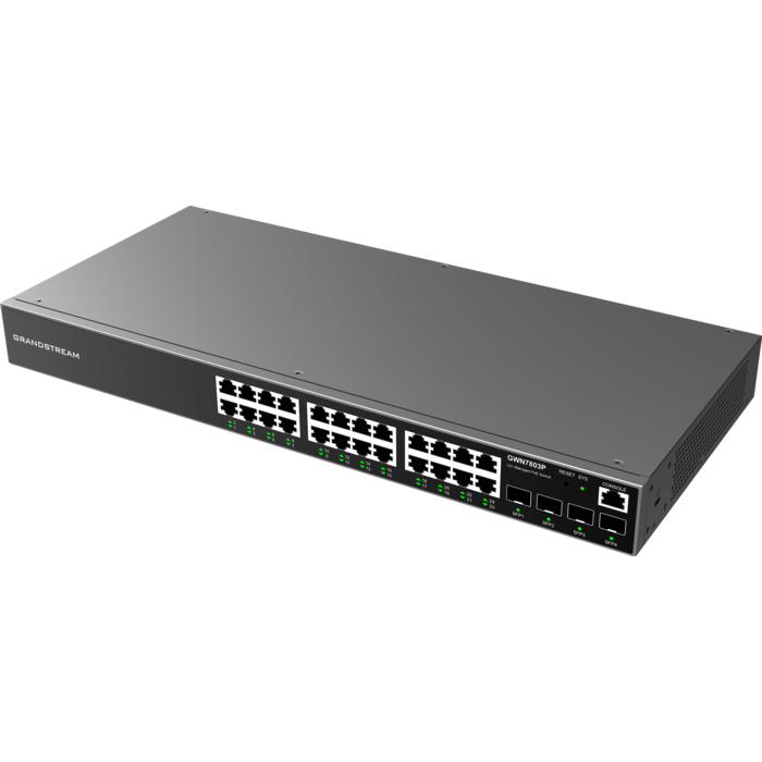 Grandstream Grandstream GWN7803P Managed Layer 2+ Switch - 24x PoE+ & 4x SFP