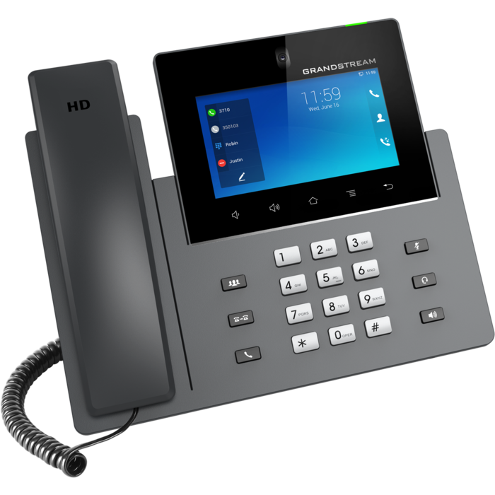 Grandstream Grandstream GXV3450 Android IP Videofoon - 16 Lijnen, 5 inch Touchscreen