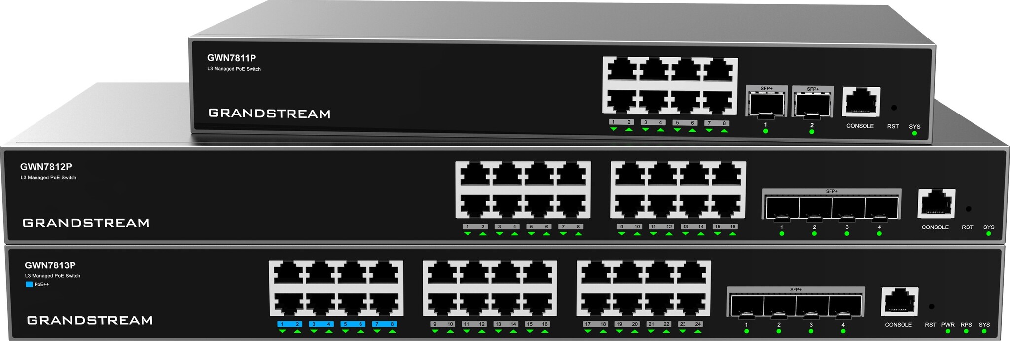Grandstream Grandstream GWN7811P Layer 3 Gigabit PoE+ Managed Switch