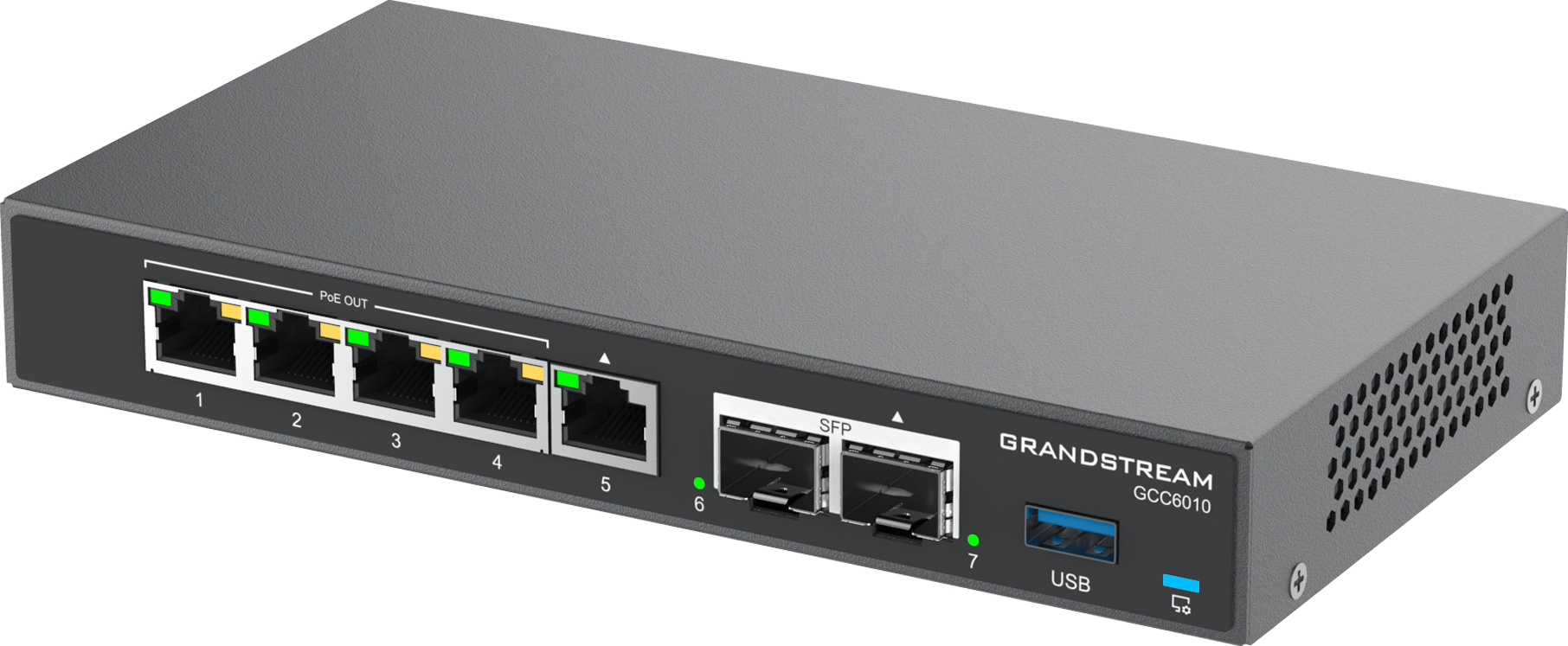 Grandstream Grandstream GCC6010 All-in-One VPN-Router met IP PBX & Switch