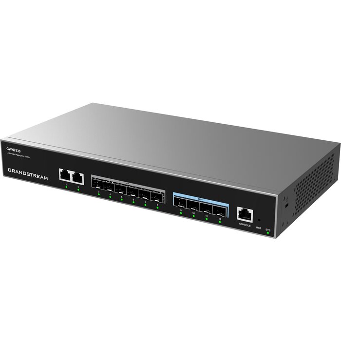 Grandstream Grandstream GWN7830 Layer 3 Aggregatieswitch met 10G SFP+