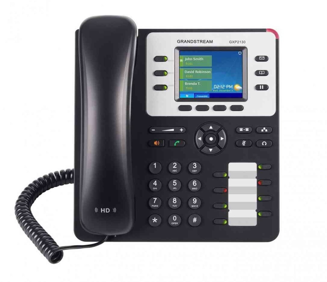 Grandstream Grandstream GXP2130 V2 VoIP-telefoon (3 Lijnen, Gigabit, PoE)