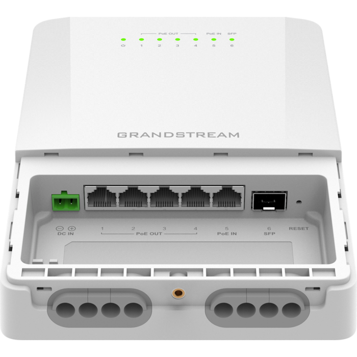 Grandstream Grandstream GWN7710R IP66 Outdoor Gigabit PoE-Switch (5x GE + 1x SFP)