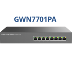 Grandstream Grandstream GWN7701PA 8-Poorts Gigabit PoE+ Switch