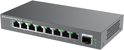 Grandstream Grandstream GWN7701M 8-Poorts 2.5G Switch met 10G SFP+ (GWN7701M)