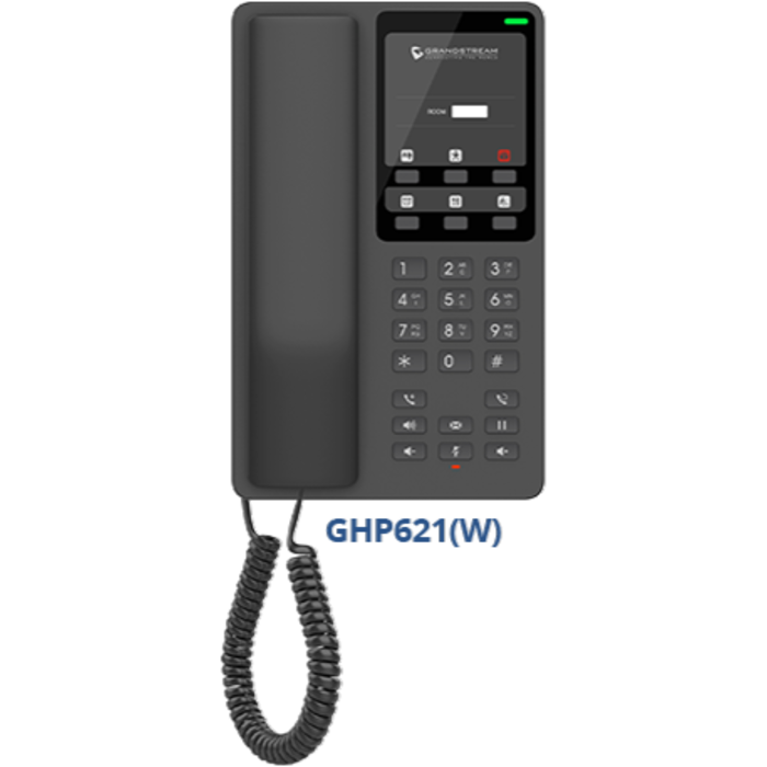 Grandstream Grandstream GHP621 Hoteltelefoon Zwart (GHP621)