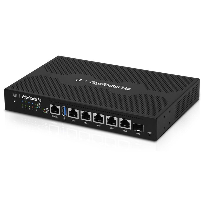 Ubiquiti Ubiquiti EdgeRouter 6P Gigabit Router met PoE & SFP (ER-6P)